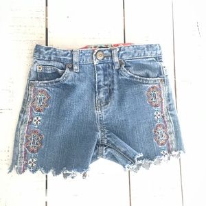 18-24mo Embroidered Side Baby Shorts